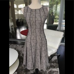 HAANI fit and flare dress